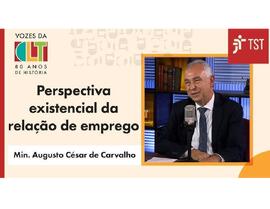 Perspectiva Existencial da Relação de Emprego - Min Augusto César de Carvalho