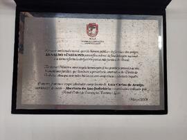 Placa comemorativa