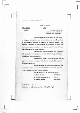 Acórdão nº 00020 de 1945