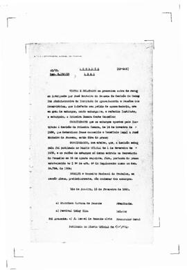 Acórdão nº 00203 de 1938