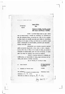 Acórdão nº 00140 de 1943