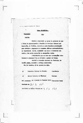 Acórdão nº 00071 de 1940