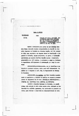 Acórdão nº 00315 de 1943