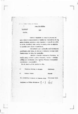 Acórdão nº 00030 de 1940