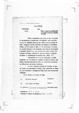 Acórdão nº 00105 de 1942