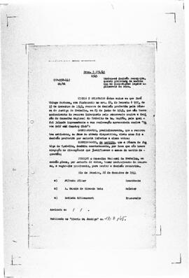 Acórdão nº 00332 de 1943