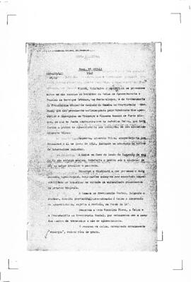 Acórdão nº 00167 de 1941