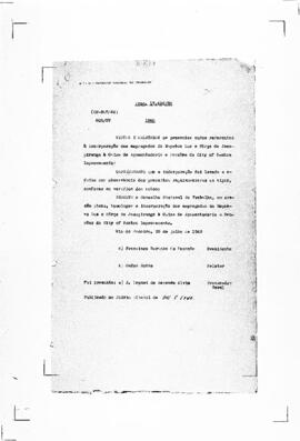 Acórdão nº 00907 de 1938