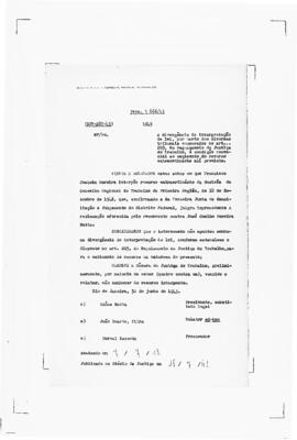 Acórdão nº 00287 de 1943