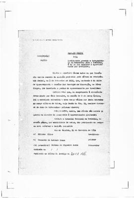 Acórdão nº 00319 de 1941