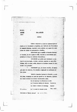 Acórdão nº 00121 de 1938