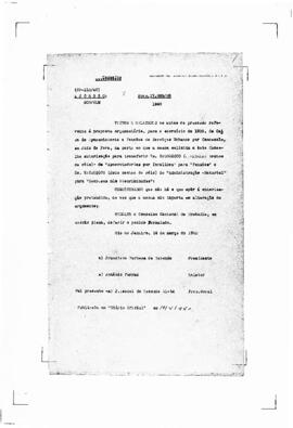 Acórdão nº 00310 de 1938