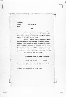 Acórdão nº 00526 de 1938