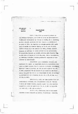 Acórdão nº 00167 de 1939