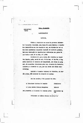 Acórdão nº 00012 de 1939