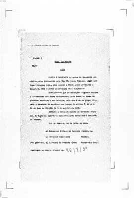 Acórdão nº 00364 de 1938