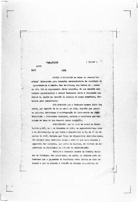 Acórdão nº 00187 de 1938