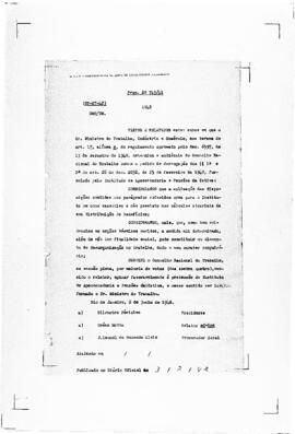 Acórdão nº 00027 de 1941