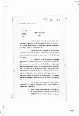 Acórdão nº 00287 de 1939