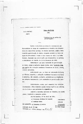 Acórdão nº 00527 de 1941