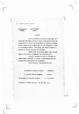 Acórdão nº 01622 de 1939