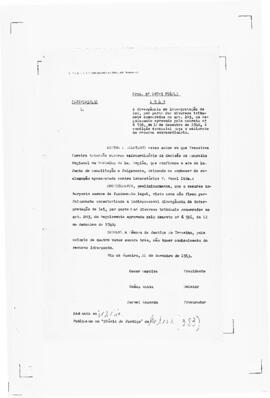 Acórdão nº 00503 de 1943