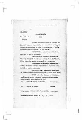 Acórdão nº 00143 de 1939