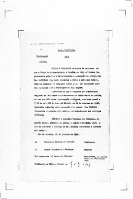 Acórdão nº 00143 de 1940