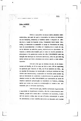 Acórdão nº 325 de 1938