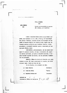 Acórdão nº 00822 de 1945