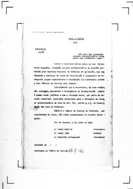 Acórdão nº 00573 de 1945