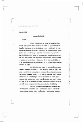 Acórdão nº 00945 de 1938