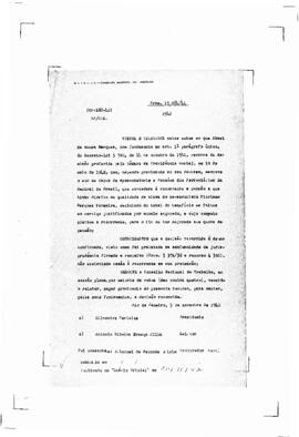 Acórdão nº 00188 de 1941