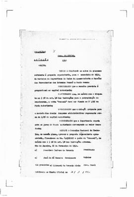 Acórdão nº 00256 de 1939