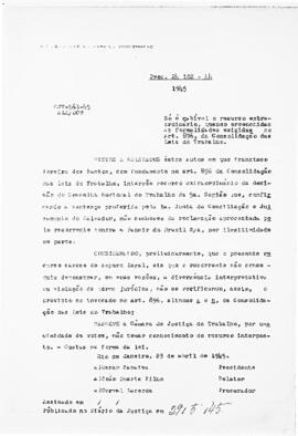 Acórdão nº 00361 de 1944